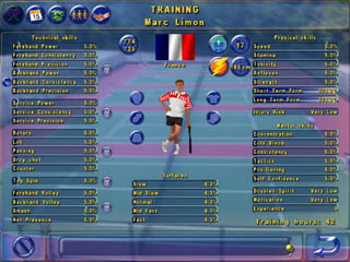tennis training